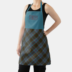 Tablier Chef Clan Anderson Tartan Nom du plan