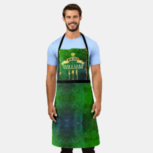 Tablier Chef cuisinière verte