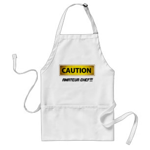 Tablier Chef d'amateur de précaution