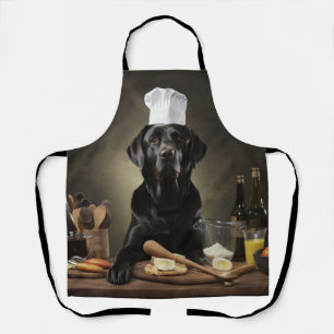 Tablier Chef de chien Black Lab