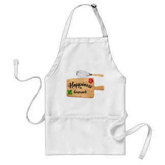 Tablier Chef de logo heureux fait maison
