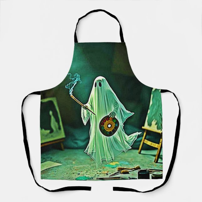 Tablier Chef-d'oeuvre Eerie de l'artiste fantôme (Recto)