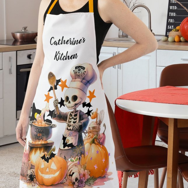 Tablier Chef éffrayant Halloween personnalisé (Créateur téléchargé)