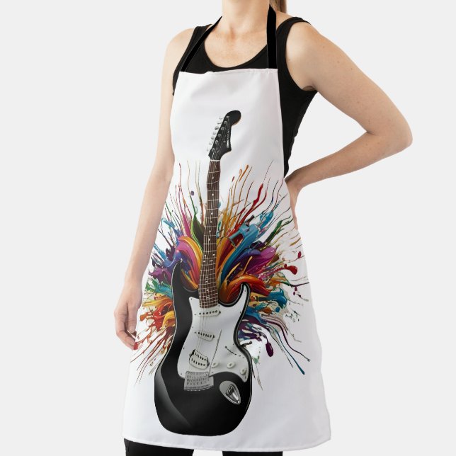 Tablier Chef guitare de Rockin Maestro Apron (Insitu)