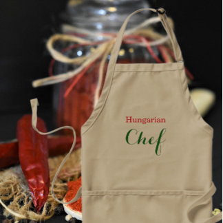 Tablier chef hongrois