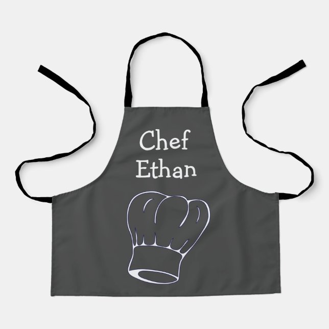 Tablier Chef junior garçons enfants gourmet (Recto)