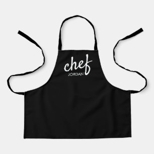 Tablier Chef moderne de l'enfant Script Type Nom Personnal