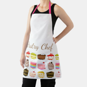 Tablier Chef pâtissier pâtissier aux gâteaux colorés