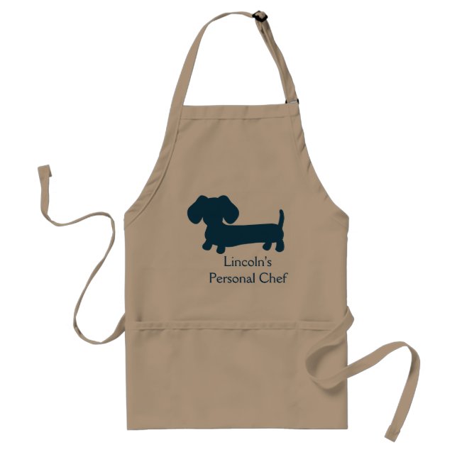 Tablier Chef personnel de chien de saucisse (Devant)