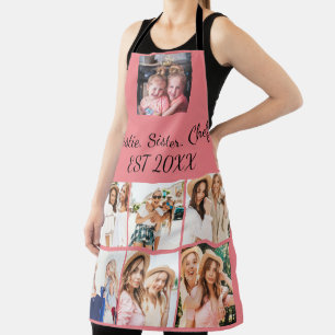 Tablier Chef Soeur Bestie Personnalisée depuis 20XX 7 phot