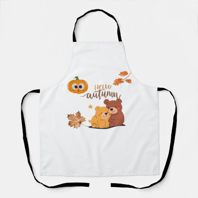 Tablier Chemise Automne, Chemise Thanksgiving, Pumpki Auto (Recto)