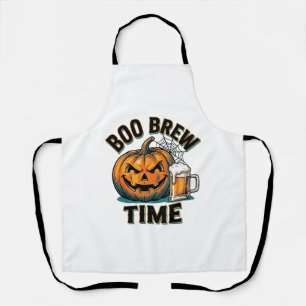 Tablier Chemise de bière Halloween Vintage Pumpkin Party T