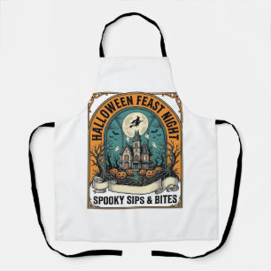 Tablier Chemise de fête d'Halloween Repas effrayant Maison