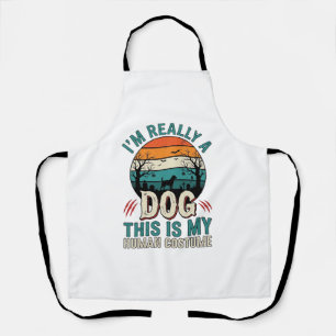 Tablier Chemise de Halloween vintage avec costume humain d