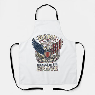 Tablier Chemise de l'Aigle Patriotique Vintage Maison de l