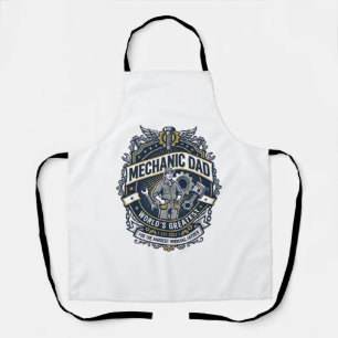 Tablier Chemise de Mécanicien de la Fête des Pères Papa Dr