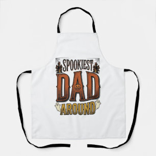 Tablier Chemise de papa Halloween Père effrayant Gravure v