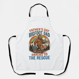 Tablier Chemise de père Bigfoot Papa Fête des pères Élever