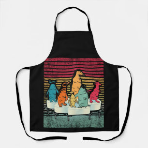 Tablier Chemise de pingouin Vintage style rétro