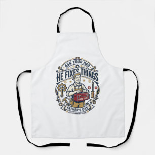 Tablier Chemise de réparation de papa de la fête des pères