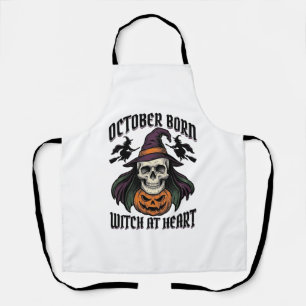 Tablier Chemise de sorcière d'octobre Vintage Halloween An