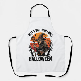 Tablier Chemise de sorcière Halloween Gravure vintage Cost
