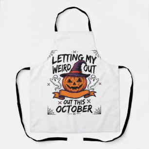 Tablier Chemise drôle d'Halloween avec des fantômes de cit