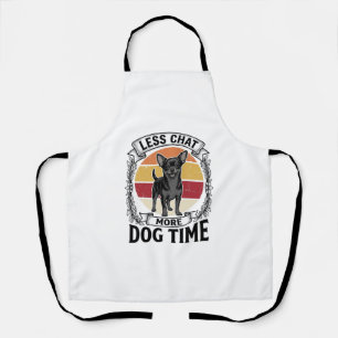 Tablier Chemise drôle pour amateur de chien Gravure vintag