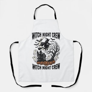 Tablier Chemise sorcière vintage nuit de coven Halloween G