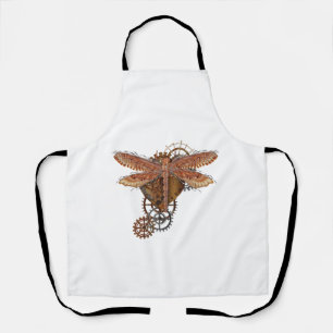 Tablier Chemise T Dragonfly Steampunk Gears Vintage Goth M