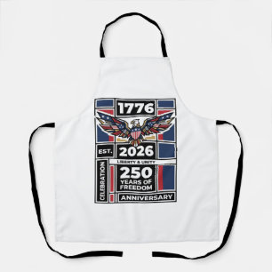 Tablier Chemise Vintage Eagle 1776 2026 Typographie Patrio