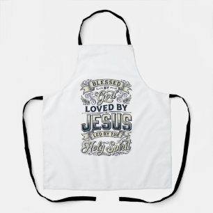 Tablier Chemise Vintage Esprit Saint Jésus Bénit par Dieu