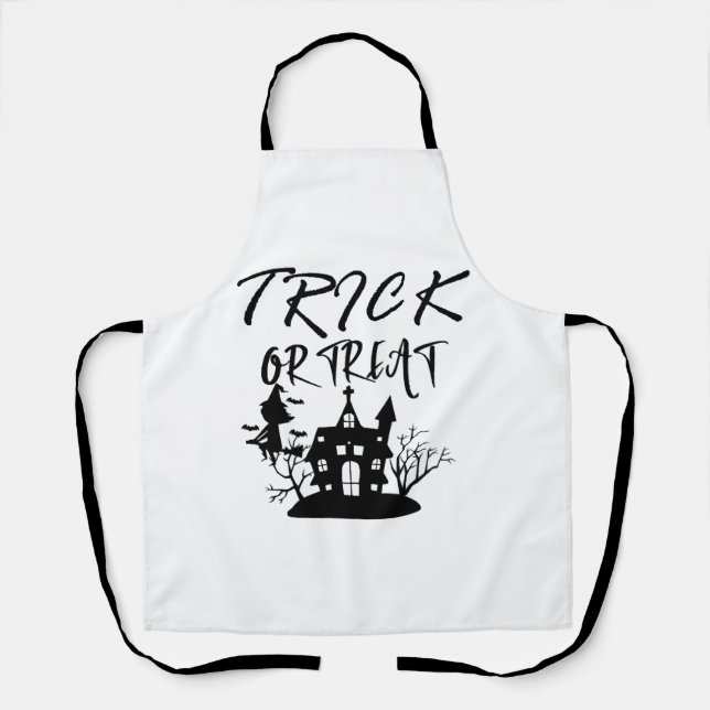 Tablier Chemises d'Halloween, fête d'Halloween (Recto)
