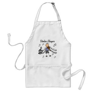 Tablier Chemises et Cadeaux pour Joueuse de Violon en Silh