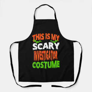 Tablier Chercheur - CRAINDRE COSTUME HALLOWEEN SHIRT