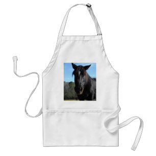 Tablier Cheval à bascule noir secouru