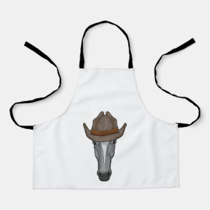 Tablier Cheval comme Cowboy avec Casquette