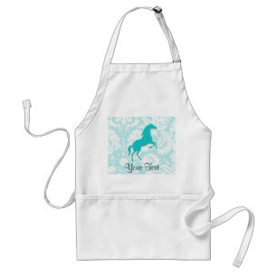 Tablier Cheval turquoise