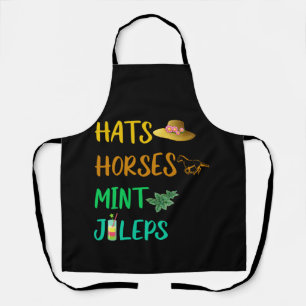 Tablier Chevaux casquette Mint Juleps Derby Horse Racing