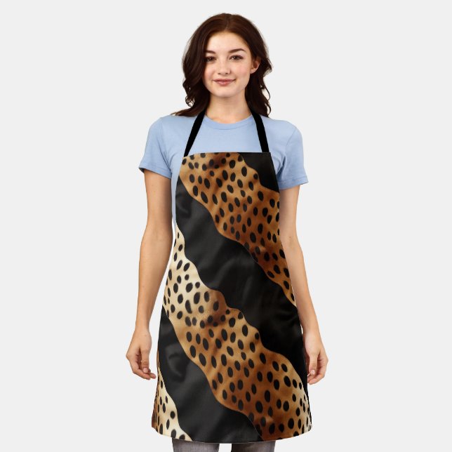 Tablier Chic Occidental Noir Brown (Porté)