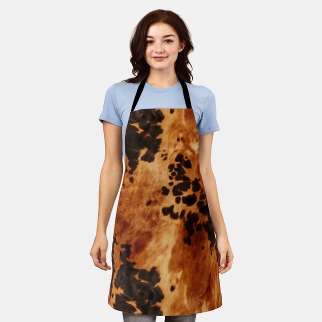 Tablier Chic Ouest Brown (Porté)