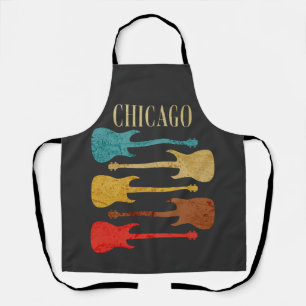 Tablier Chicago Vintage Guitars Concert Festival Souvenir