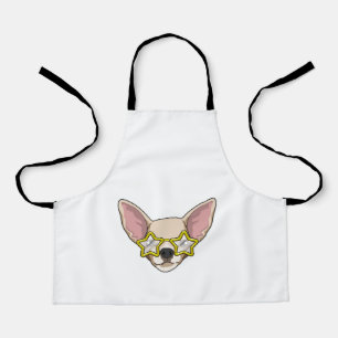 Tablier Chien avec lunettes de soleil