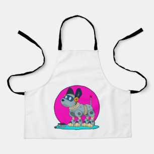 Tablier Chien comme robot