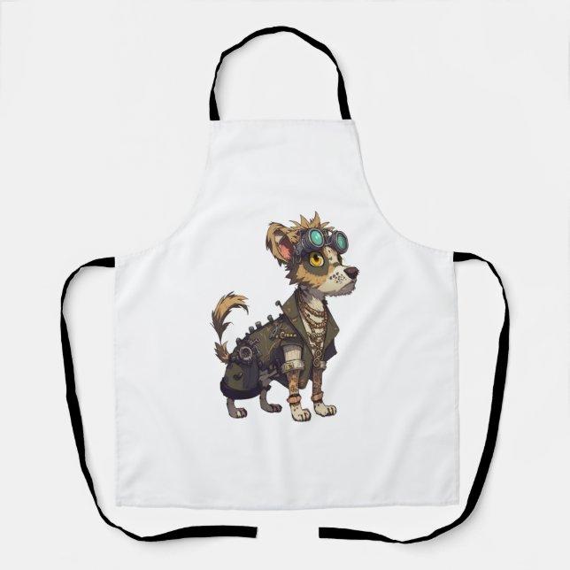 Tablier Chien d'aventure (Recto)