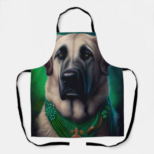 Tablier Chien de berger anatolien en Robe de Fête de Saint