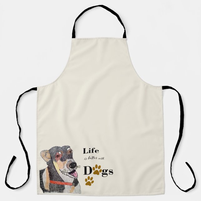 Tablier chien de compagnie (Recto)