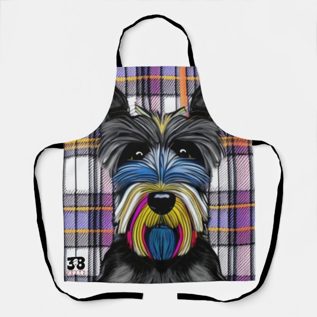 Tablier Chien écossais (Recto)