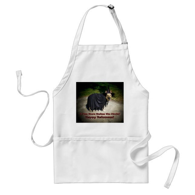 Tablier Chien sorcier allemand (Devant)