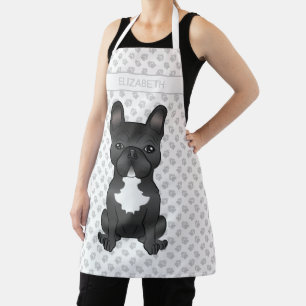 Tablier Chien-taureaux Français Noir Et Blanc / Frenchie &